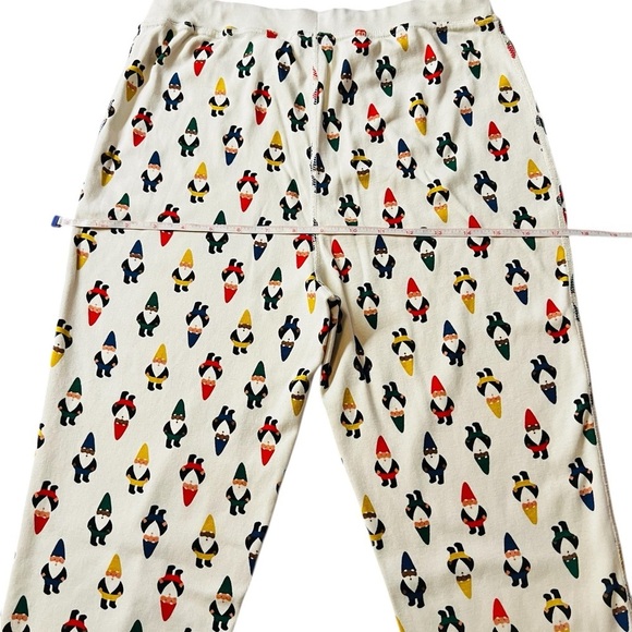 Hanna Andersson Unisex Organic Cotton Holiday Gnome Pajama Bottoms Size Medium - Picture 7 of 8